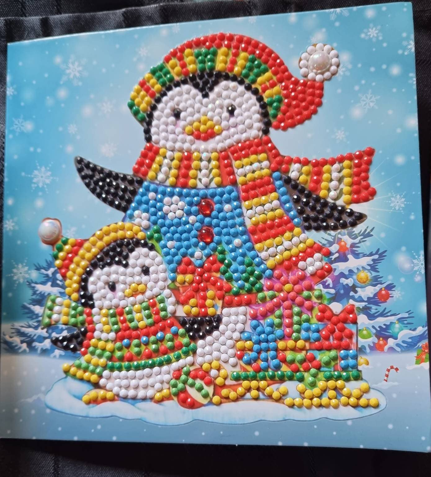 5D Diamond art completed Christmas Cards. 8 designs to choose  Etsy