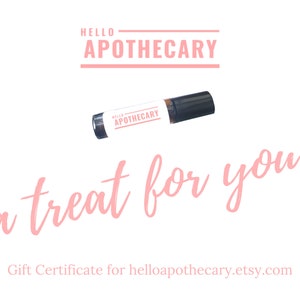 Hello Apothecary Gift Certificate