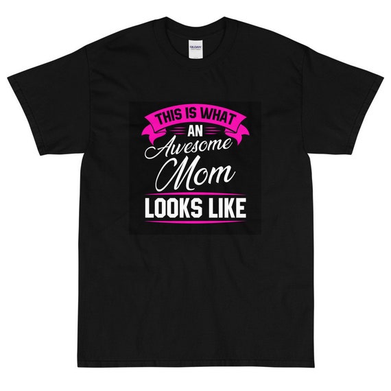 Awesome mom plus size tshirt Etsy