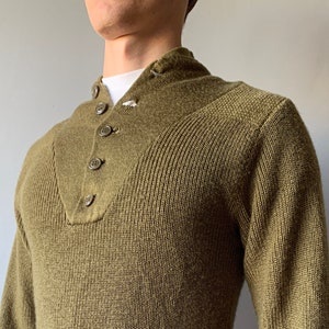 Jeep Sweater / Five Button Sweater / US Army Sweater / Sweater