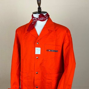 French Work Jacket / Bleu de travail / French Workwear / French Chore Coat / Swiss Work Jacket / Size XL
