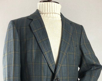 Mens Wool Blazer / Magee Jacket / Harris Tweed Jacket / Pure Wool Jacket / Size L