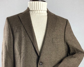 Mens Wool Blazer / Daks London Jacket / Harris Tweed Jacket / Pure Wool Jacket / Size XL
