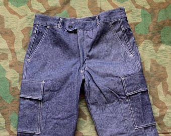 Pantalons Workwear / French Chore Pants / French Workwear / Bleu De Travail