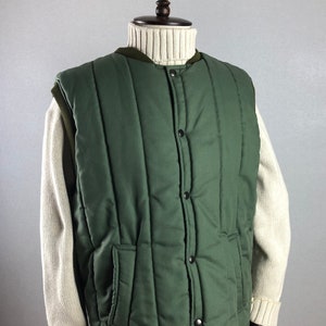 BARBOUR Vest / Quilted Waistcoat / Barbour Jacket Man / Quilted Vest / Size XL / 1980s