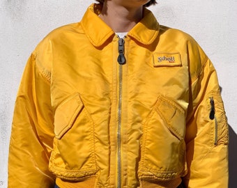 Vintage SCHOTT CWU-R Intermediate Bomber Jacket - Etsy