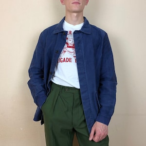 French Work Jacket / Bleu de travail / French Workwear / French Chore Coat / Size M