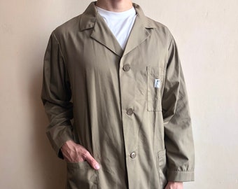 French Work Jacket / Bleu de travail / French Workwear / French Chore Coat / Swiss Work Smock / Size M