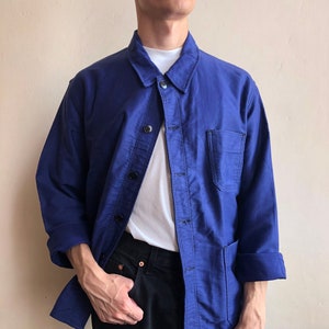 French Work Jacket / Bleu de travail / French Workwear / French Chore Coat / Size M-L
