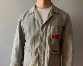 French Work Jacket / Bleu de travail / French Workwear / French Chore Coat / German Work Jacket / Size S-M