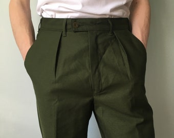 Swedish Army Pants / Field Pants / Military Trousers / 1970s