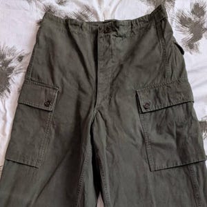 Dutch Army Trousers / Dutch Combat Pants / Canvas Pants / Cargo Pants