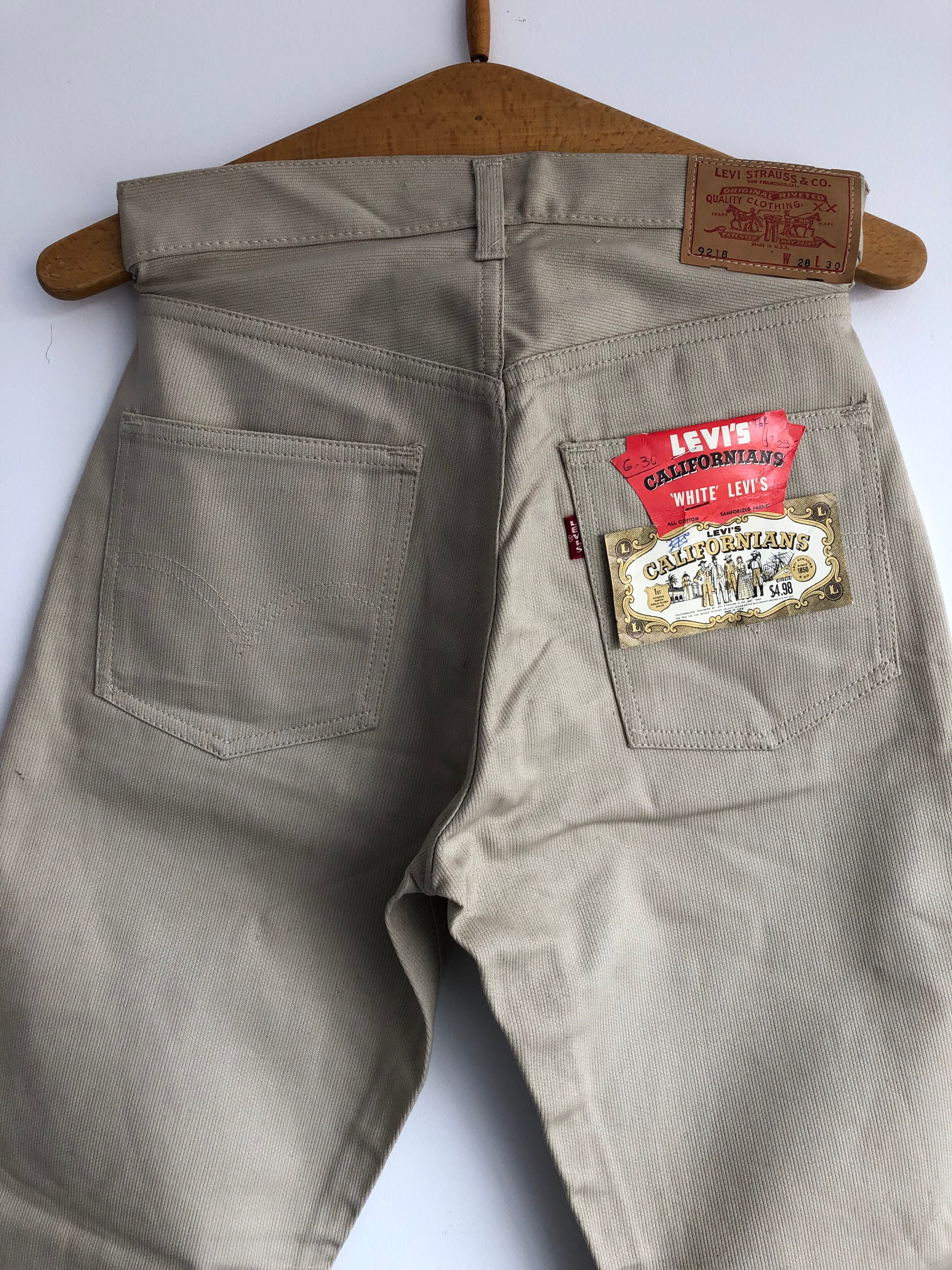 「✌️」Levi's BIG E 初期　※2/3 23:59まで Levis Big E / Levi Strauss / White Californians / 1960s / Made in