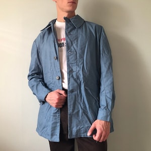Swedish Army / French Work Jacket / Bleu de Travail / French Workwear / Size M / 1970s
