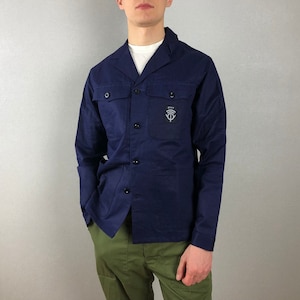 French Work Jacket / Bleu de travail / French Workwear / French Chore Coat / Swiss Work Jacket / Size S