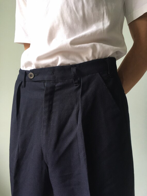 Vintage Swedish Army Navy Pants / Military Surplus
