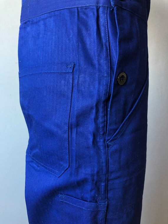 Workwear Pants / Work Overalls / French Chore Pan… - image 7