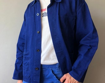 French Work Jacket / Bleu de travail / French Workwear / French Chore Coat  / German Work Jacket / Size M