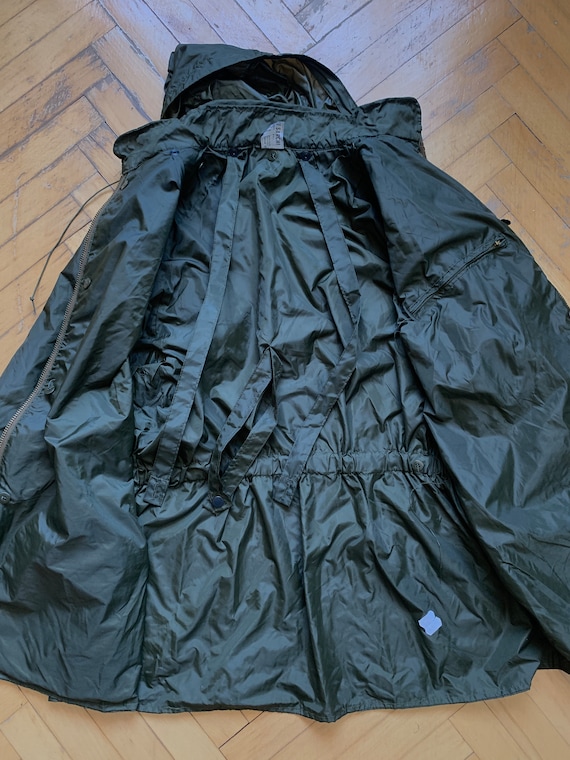 Original Hungarian Army rain jacket combat camouflage desert waterproof hooded
