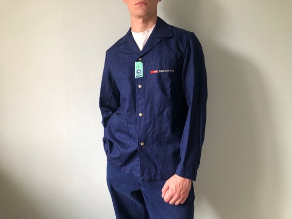 Deadstock Vintage Swiss Railroad Work Jacket / Si