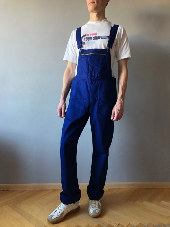 Workwear Pants / Work Overalls / French Chore Pan… - image 1