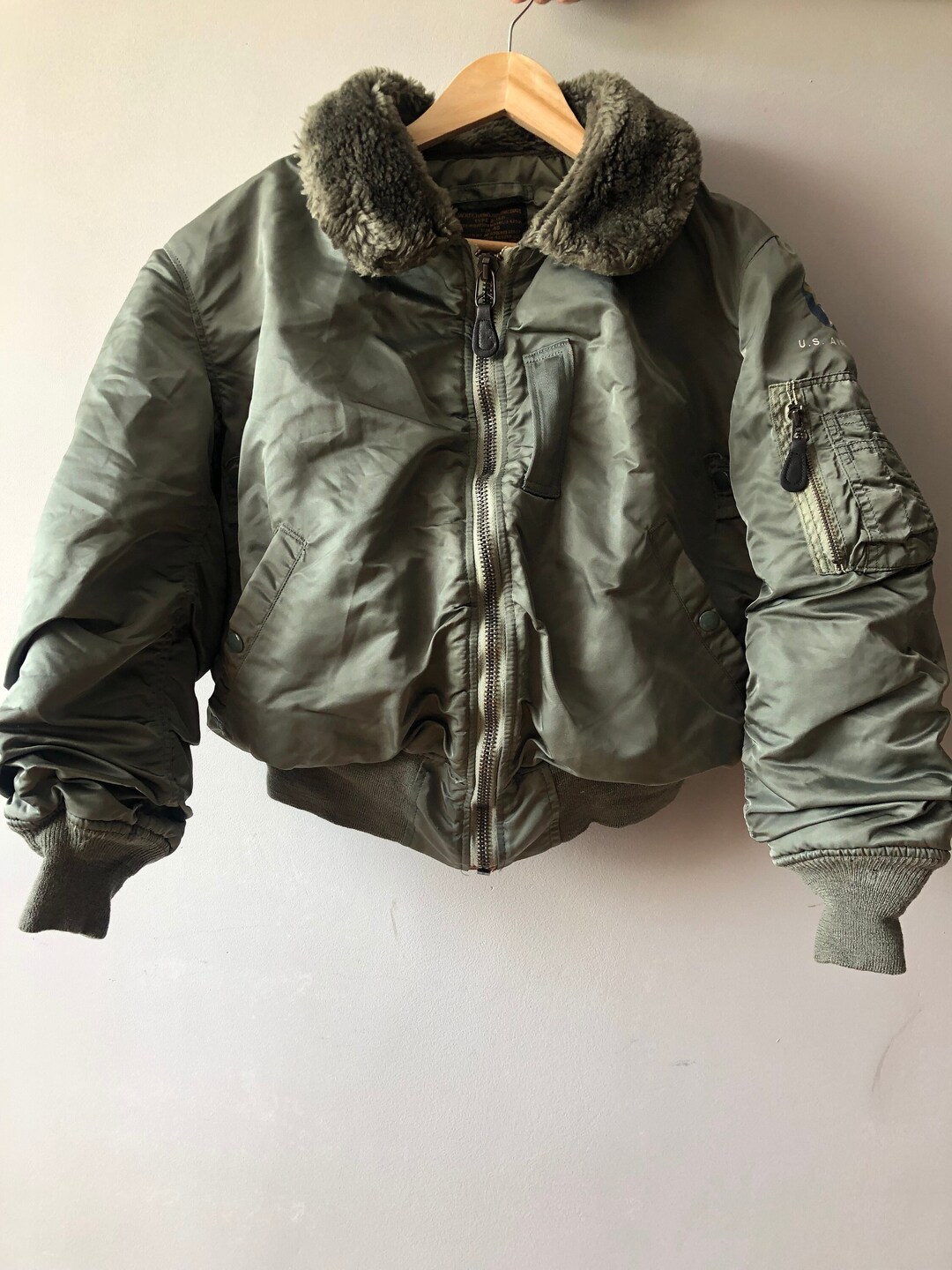 Alpha Flight Jacket / B15D Jacket / Bomber Jacket / Buzz Etsy