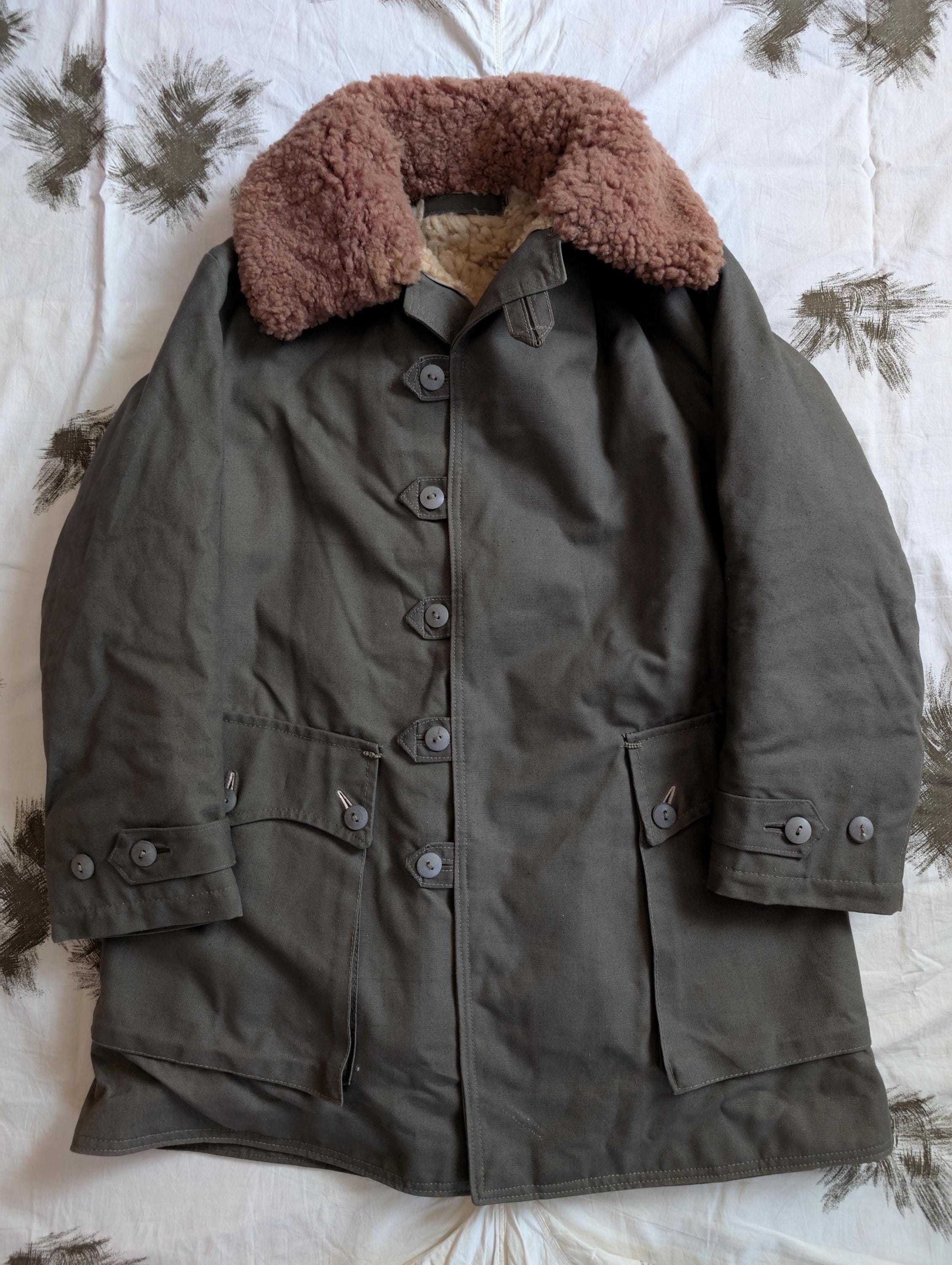 Swedish Army Parka / Mens Shearling Coat / Ww2 Coat / M1909 / Coat