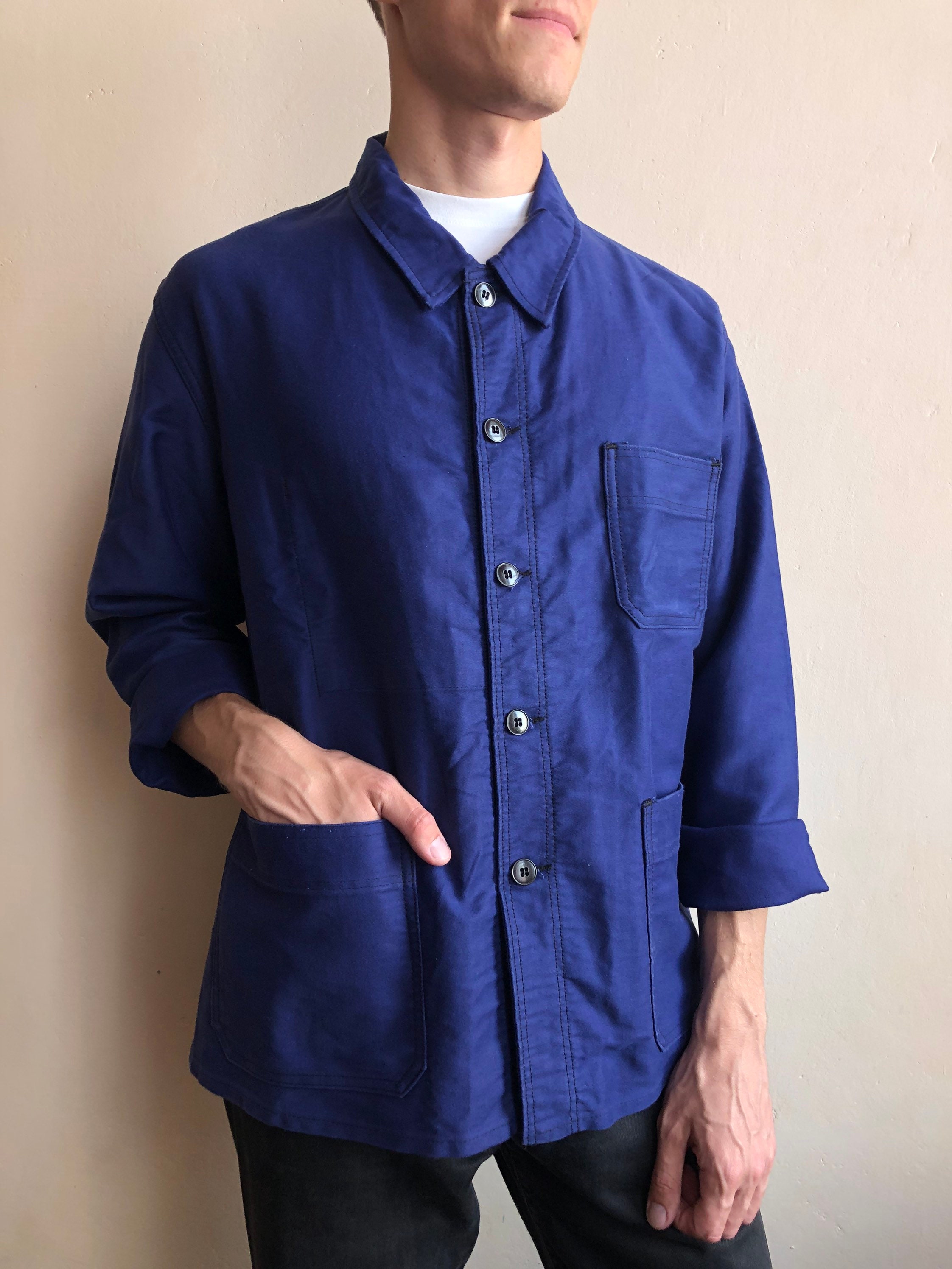 French Work Jacket / Bleu De Travail / French Workwear