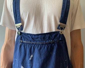 Workwearhose / Arbeitslatzhose / Französische Chorehose / Französische Arbeitskleidung / Deutsche Latzhose