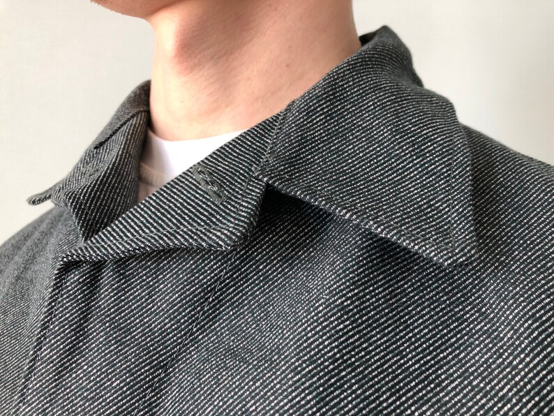 Vintage Swiss Work Jacket Size S-M Vintage Workwear Chore Jacket