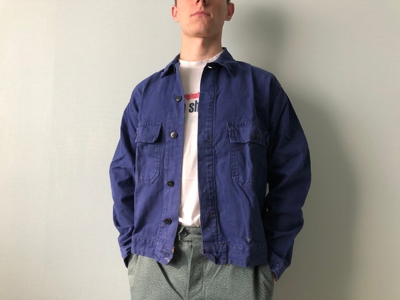 French Vintage Work Jacket / Size M / Vintage Work