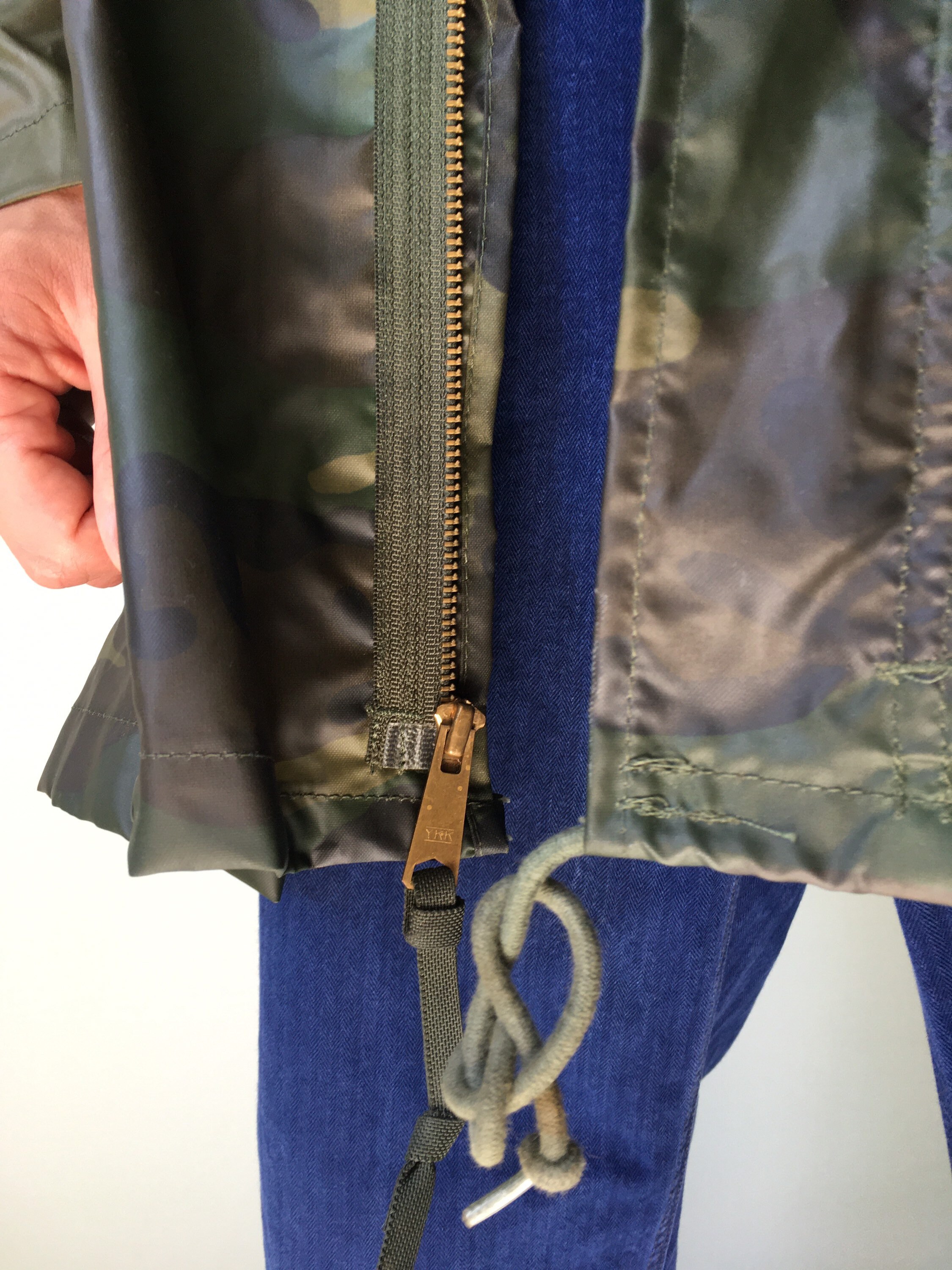 US Army Rain Parka / Wet Weather / Size L / 1990s