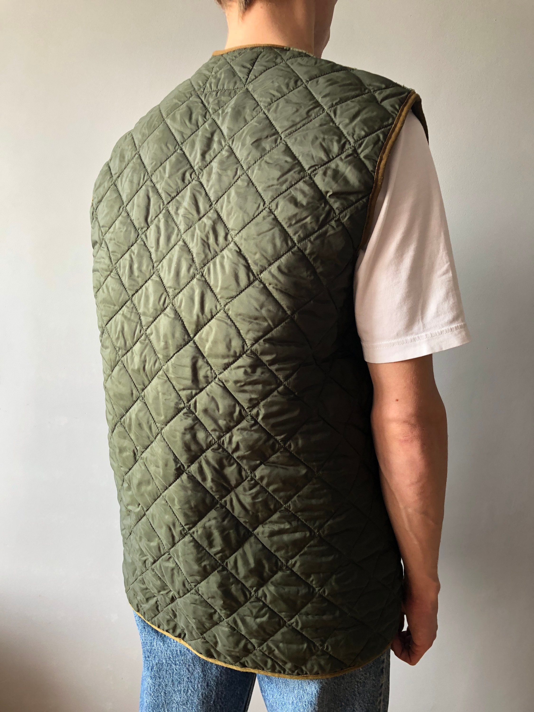 Quilted Waistcoat / Quilted Vest / British Army Quilted