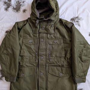 Parka canadense / Clima frio / Parka da Força Aérea dos EUA / Parka de snorkel / Parka de combate / Tamanho - G