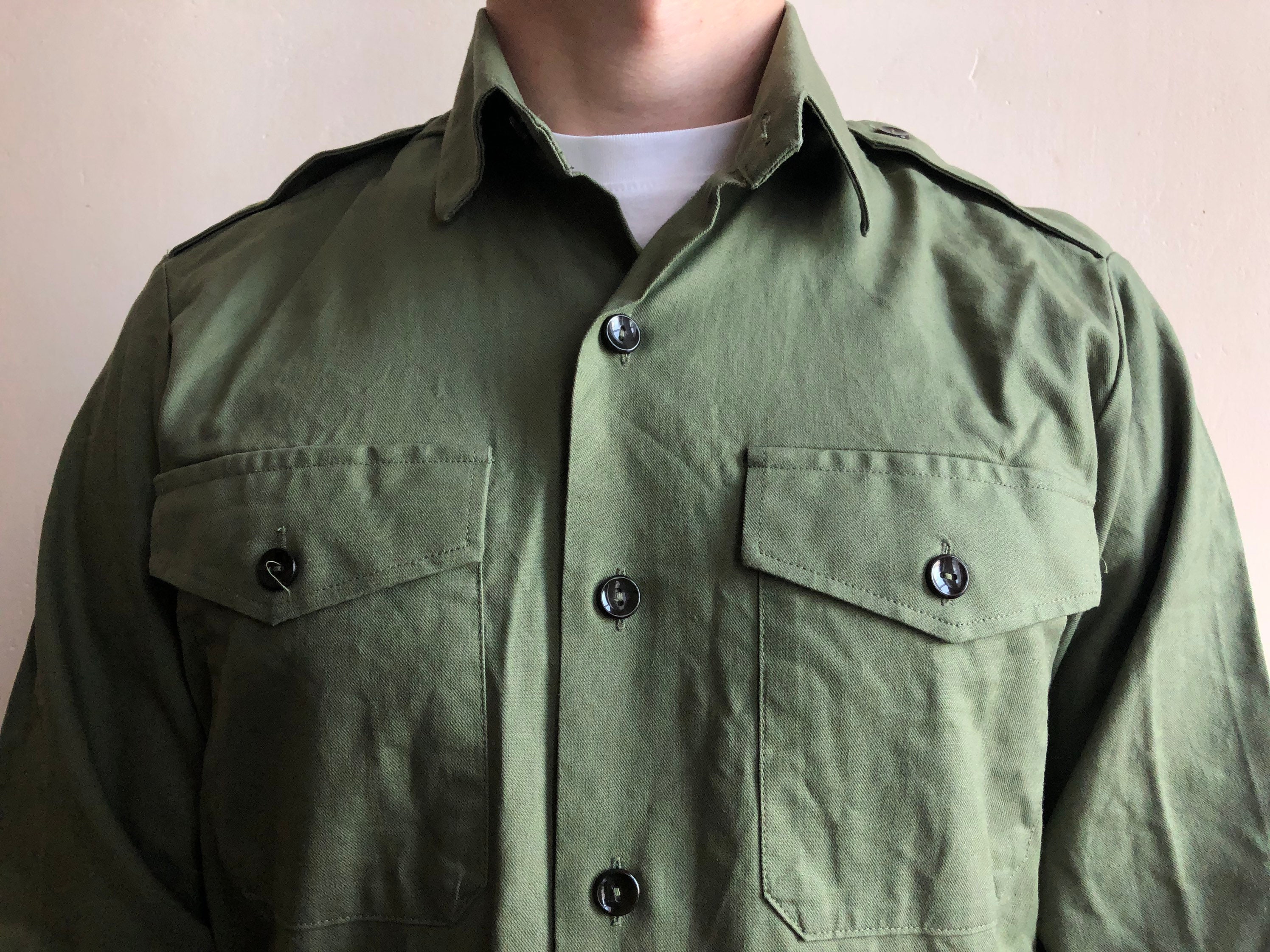 British Army Shirt / Service Shirt / Ben Sherman Shirt / Size S