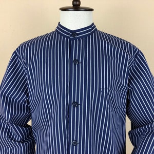 French Work Jacket / Bleu de travail / French Workwear / French Chore Coat / Norway Fisherman Shirt / Size L