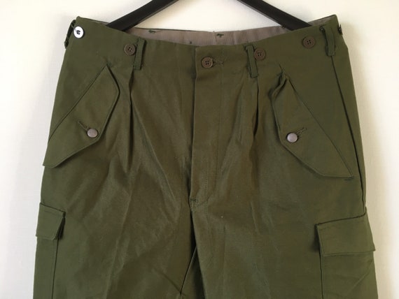 Swedish Vintage Military Trousers / Size W42 / Mil