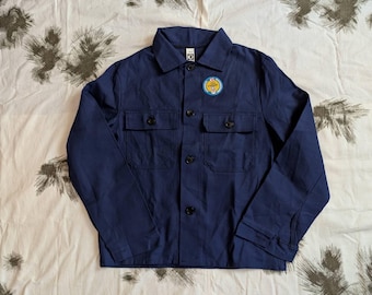 Jaqueta de trabalho francesa / Bleu de travail / Roupa de trabalho francesa / Casaco francês para tarefas domésticas / Tamanho P