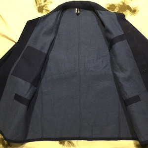 French Work Jacket / Bleu de travail / French Workwear / French Chore Coat / German Work Jacket / Size L-XL