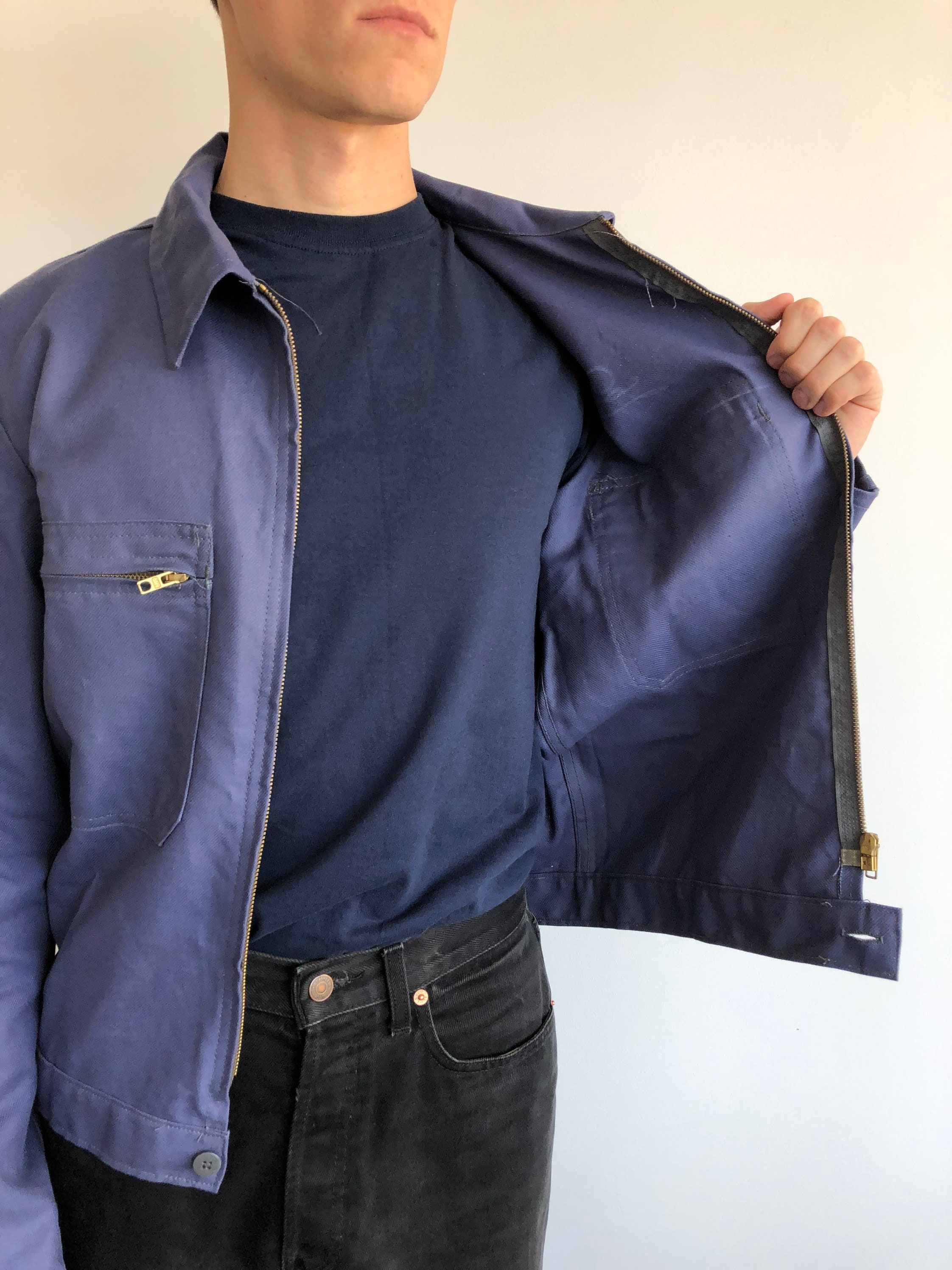 French Work Jacket / Bleu De Travail / French Workwear / French Chore ...