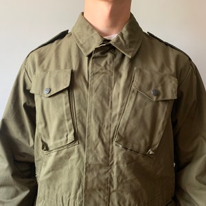 Italian Army Jacket / Italian Army Jacket / m65 field jacket / og107 / 1980s / Size S