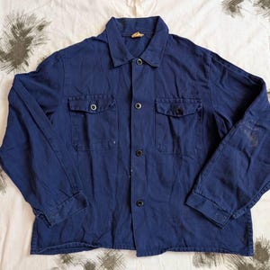 French Work Jacket / Bleu de travail / French Workwear / French Chore Coat / Size XS