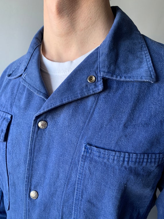 French Work Jacket / Bleu de travail / French Wor… - image 2