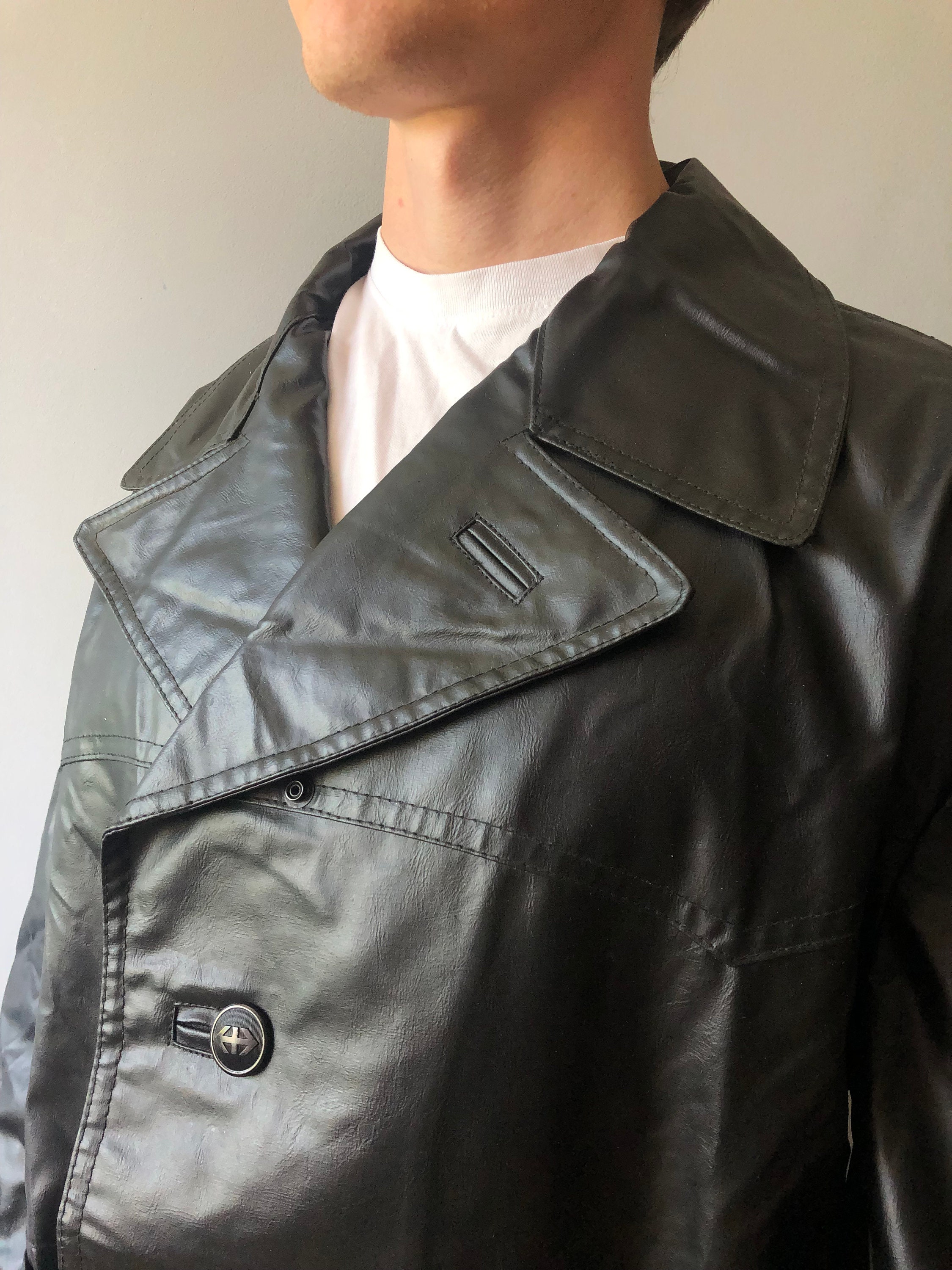 Rubber Raincoat Black Raincoat Pvc Raincoat Size M L Etsy Rubber Raincoat Black Raincoat Pvc Raincoat Size M L Etsy