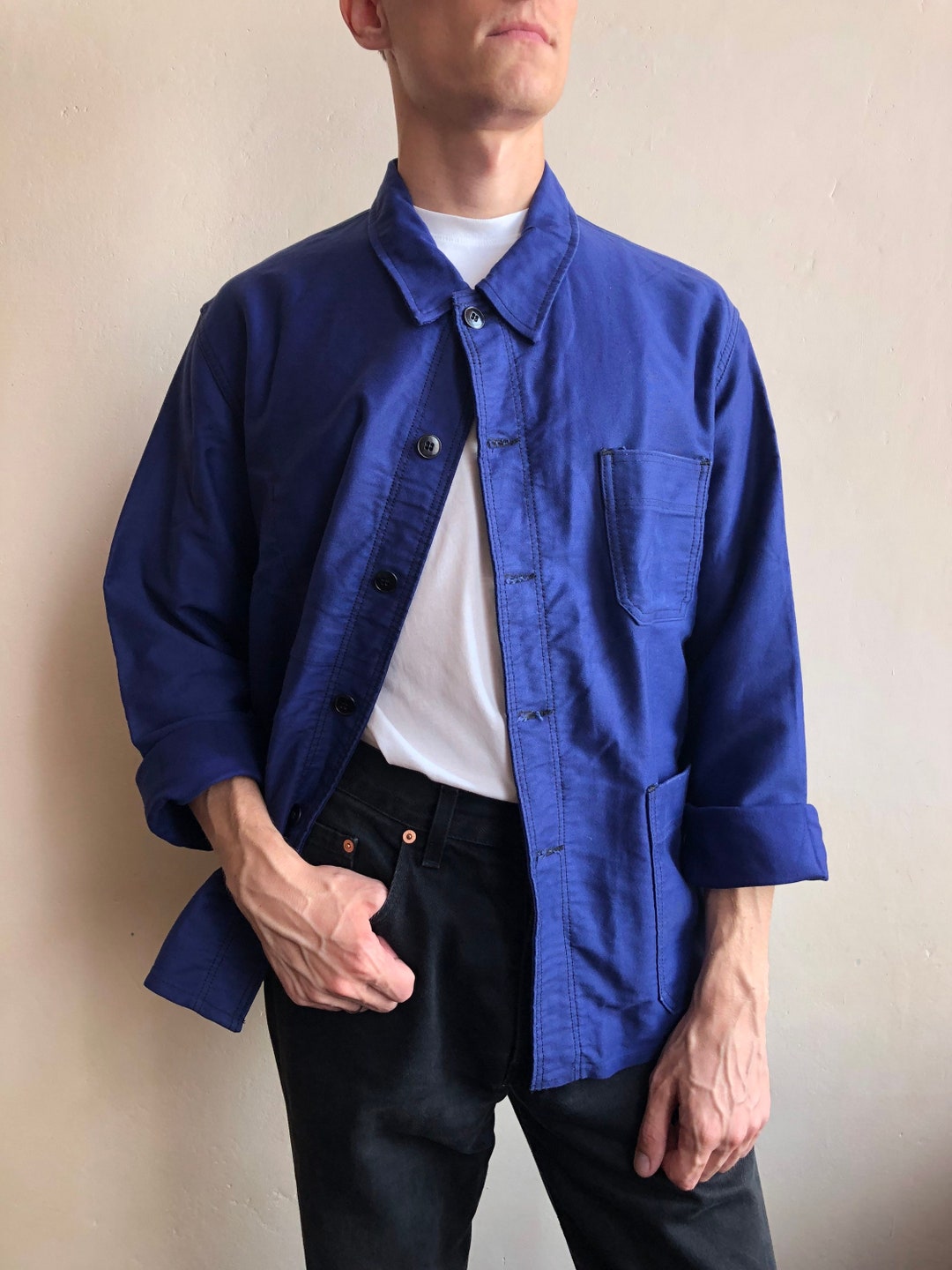 French Work Jacket / Bleu De Travail / French Workwear
