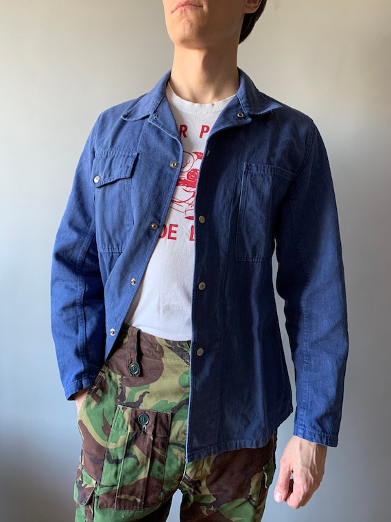 French Work Jacket / Bleu de travail / French Wor… - image 1