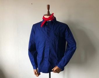 French Work Jacket / Bleu de travail / French Workwear / French Chore Coat / German Work Jacket / Size L
