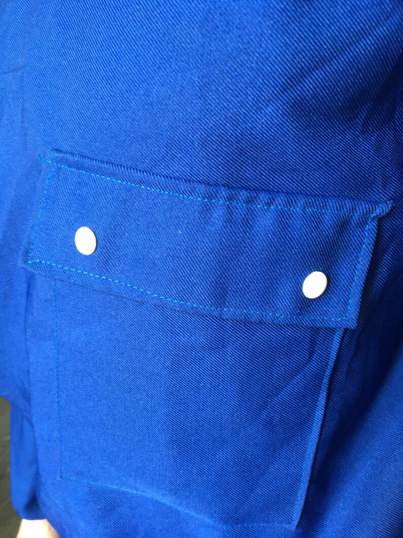 Size-S-M Vintage Jacket Navy Blue Made in USA Tennis Sport