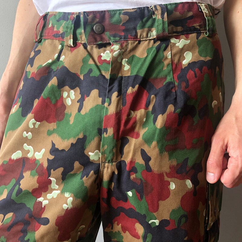 Original Swiss Army Pants Field Combat Byxor Od Militarfragan Schweiz main image 1