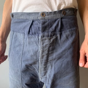 Workwear Pants / French Chore Pants / French Workwear / Bleu De Travail